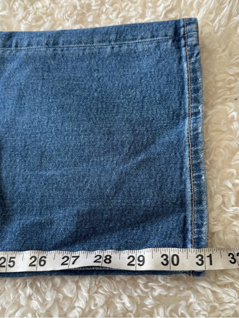 American Eagle Super High Rise Baggy Straight Leg Cargo Jeans Stretch Sz 12 NEW - Picture 6 of 11